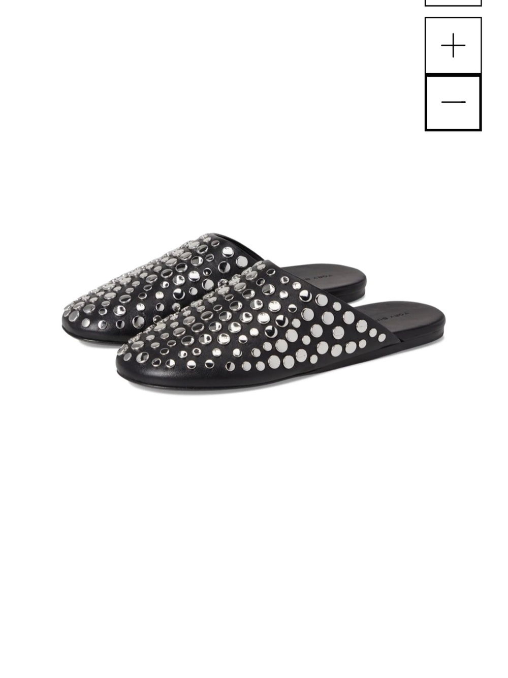 Tory Burch studded mules, size 10 (fits like 9.5)